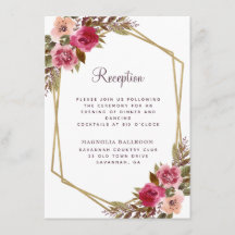 Cassis Paars Floral Gold Lijst Weddenschap