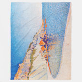 Cassis, Pet Lombard, Opus 196, Signac Fleece Deken (Voorkant)