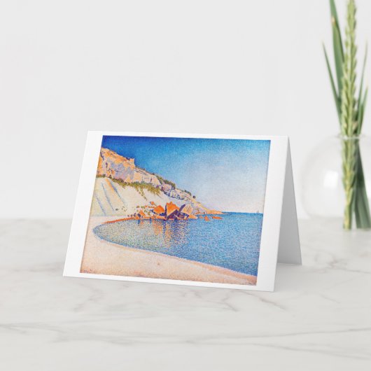 Cassis, Pet Lombard, Opus 196, Signac Kaart (Voorkant)