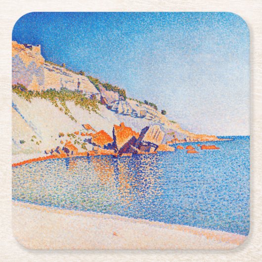 Cassis, Pet Lombard, Opus 196, Signac Kartonnen Onderzetters (Voorkant)