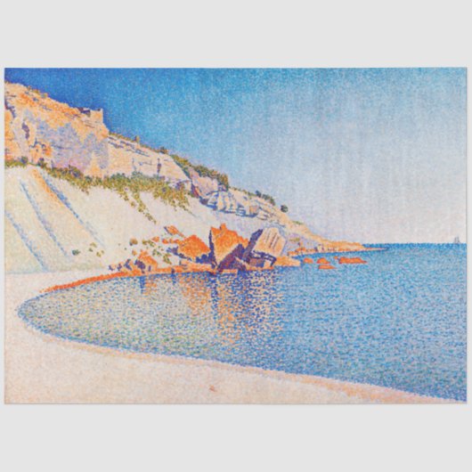 Cassis, Pet Lombard, Opus 196, Signac Tissuepapier (Voorkant)