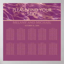 Cassis roos goudmarmer poster