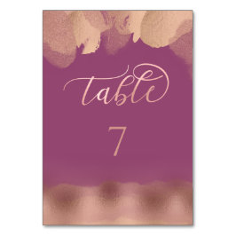 Cassis roos waterverf kalligrafie kaart