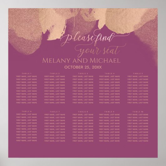 Cassis roos waterverf kalligrafie poster (Voorkant)