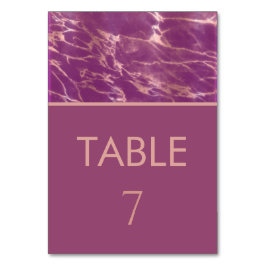 Cassis roze goud marmer romantisch elegant kaart