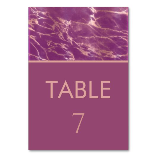 Cassis roze goud marmer romantisch elegant kaart (Voorkant)