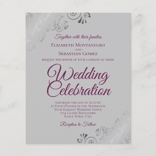 Cassis voor Grijze vriendelijke uitnodiging tot we (Voorkant)