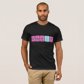 Cassius periodiek lijstnaam shirt (Voorkant volledig)