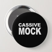 CASSIVE NEP RONDE BUTTON 4,0 CM (Voorkant /achterkant)