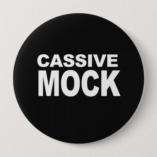 CASSIVE NEP RONDE BUTTON 4,0 CM (Voorkant)