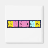 Cassondra periodiek table name magnet (Voorkant)