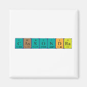 Cassondra periodiek table name magnet (Voorkant)