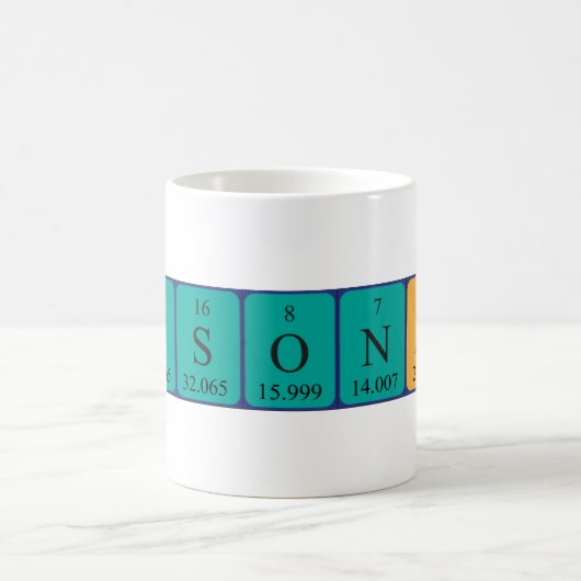 Cassondra periodieke lijstnaam mok (Center)