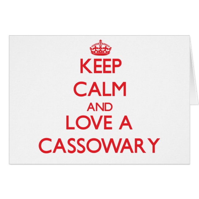 Cassowary (Voorkant Horizontaal)