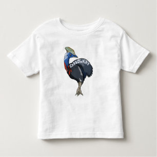 Cassowary Australian Bird Kinder Shirts