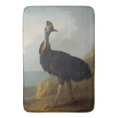 Cassowary (Australische vogel) (Wilde Dierenkunst) Badmat (Voorkant Verticaal)