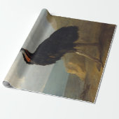 Cassowary (Australische vogel) (Wilde Dierenkunst) Cadeaupapier (Uitgerold)