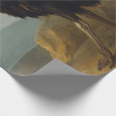 Cassowary (Australische vogel) (Wilde Dierenkunst) Cadeaupapier (Hoek)