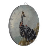 Cassowary (Australische vogel) (Wilde Dierenkunst) Dartbord (Voorkant Links)