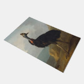 Cassowary (Australische vogel) (Wilde Dierenkunst) Deurmat (Schuin)