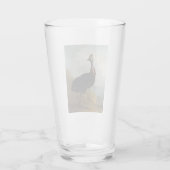 Cassowary (Australische vogel) (Wilde Dierenkunst) Glas (Achterkant)