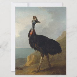 Cassowary (Australische vogel) (Wilde Dierenkunst) Kaart