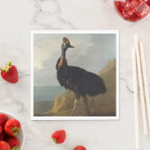 Cassowary (Australische vogel) (Wilde Dierenkunst) Servet (Insitu)