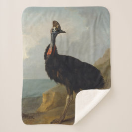 Cassowary (Australische vogel) (Wilde Dierenkunst) Sherpa Deken