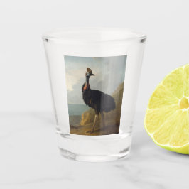 Cassowary (Australische vogel) (Wilde Dierenkunst) Shot Glas