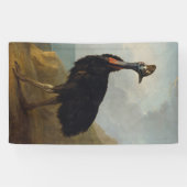 Cassowary (Australische vogel) (Wilde Dierenkunst) Spandoek (Horizontaal)