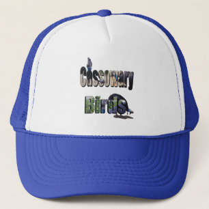 Cassowary Bird Afbeelding Logo, Trucker Pet