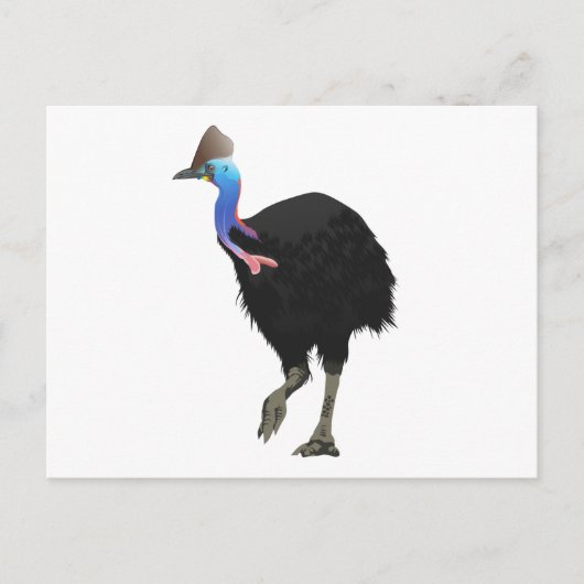 Cassowary Bird Briefkaart (Voorkant)