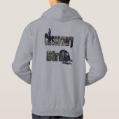 Cassowary Birds Afbeelding Logo, Hoodie (Achterkant)