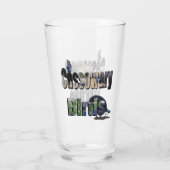 Cassowary Birds and Afbeelding Logo, Glas (Achterkant)