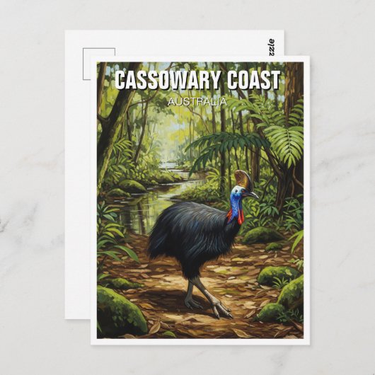 Cassowary Coast Region Australië Reizen Briefkaart (Voorkant / Achterkant)