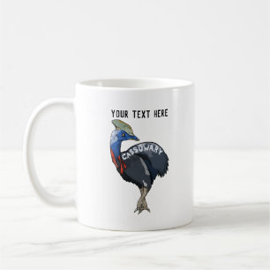 cassowary colored woth text koffiemok