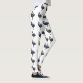 cassowary colored woth text leggings (Rechts)