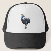 cassowary colored woth text trucker pet (Voorkant)