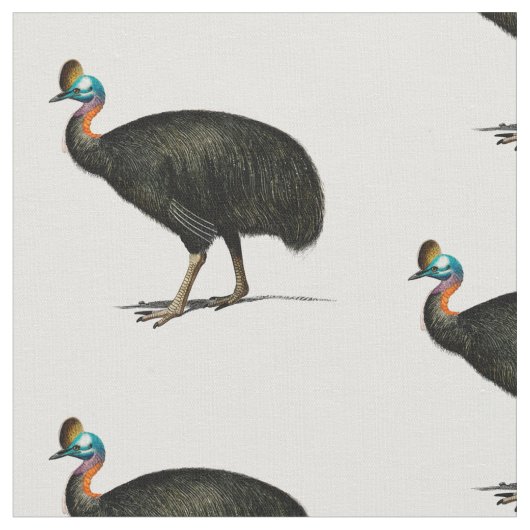 Cassowary Fabric Stof (Close Up)