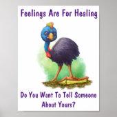 Cassowary: Gevoelens zijn voor genezing in de klas Poster (Voorkant)