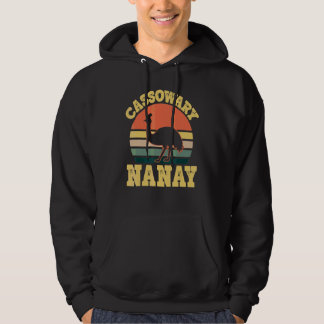 Cassowary Nanay Schattige Cassowary Familie Feest  Hoodie