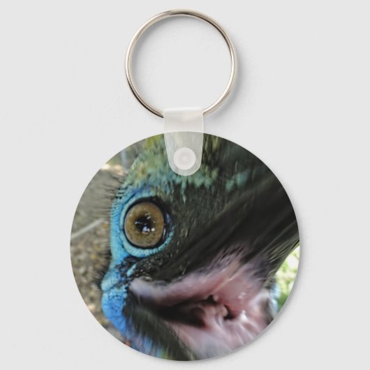 Cassowary-Sleutelhanger Sleutelhanger (Voorkant)