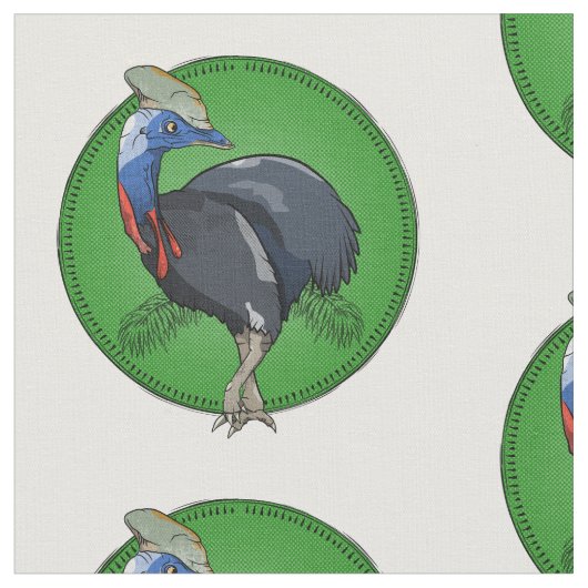 Cassowary Stof (Close Up)