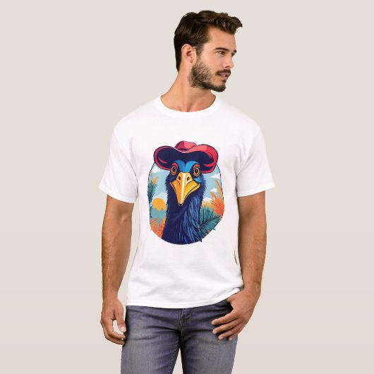 Cassowary T-shirt (Voorkant volledig)