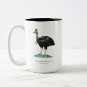 Cassowary Two-Tone Coffee Mok (Links)