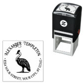 Cassowary vogel Australië Naam Retouradres Zelfinktende Stempel (In situ)