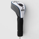 Cassowary Vogel Trapkracht Grappige Quote Golfheadcover (Schuin)