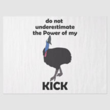 Cassowary Vogel Trapkracht Grappige Quote