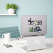 Cassowary Vogels Is De Naam, Sticker (Laptop op bureau)