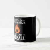 Cast Fireball Funny Gamer Geek Koffiemok (Voorkant rechts)